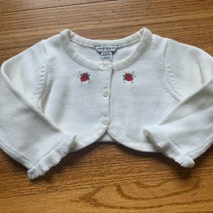 Janie & Jack Rose Shrug